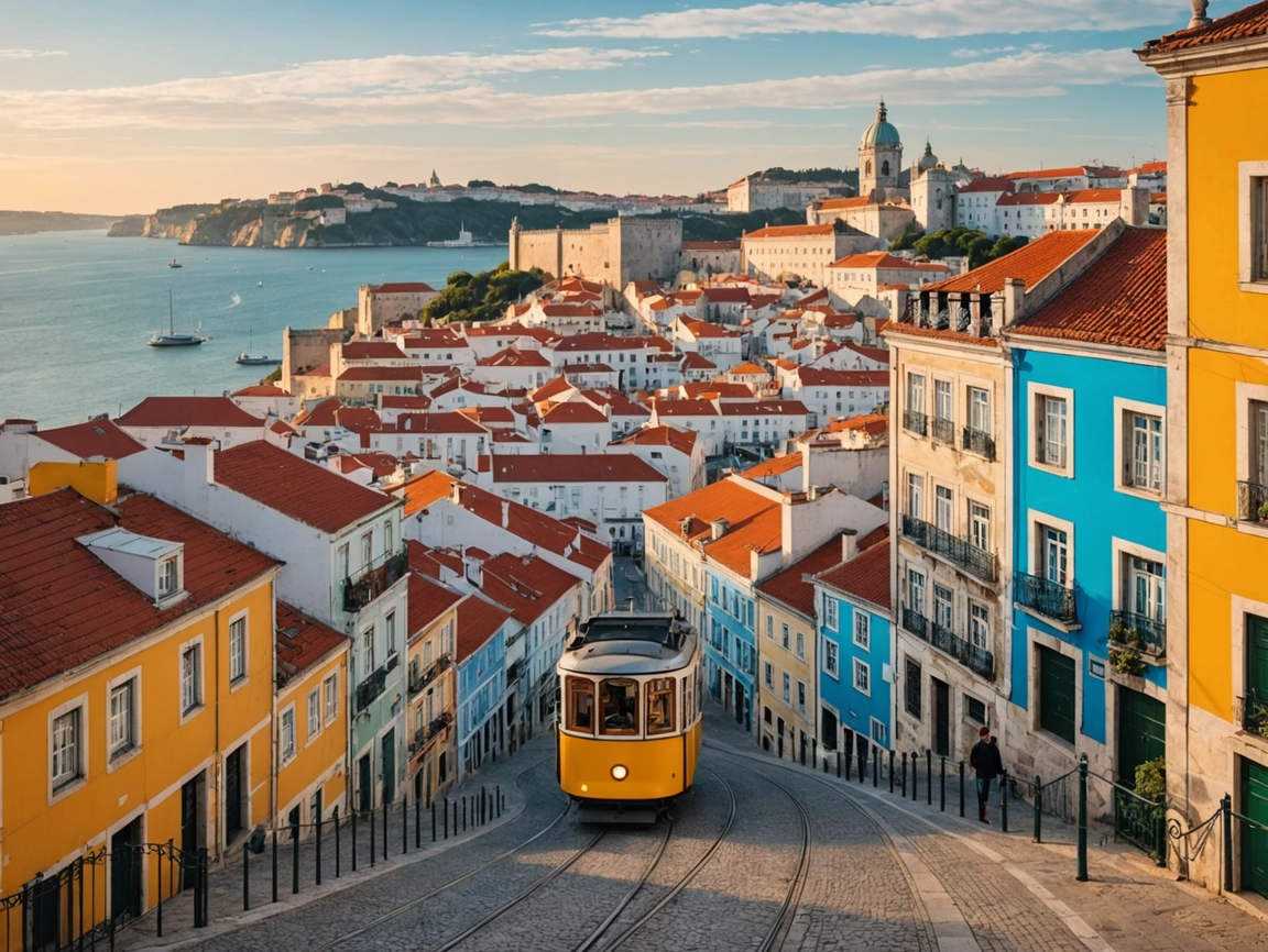 Lisbonne vue sur le Taje